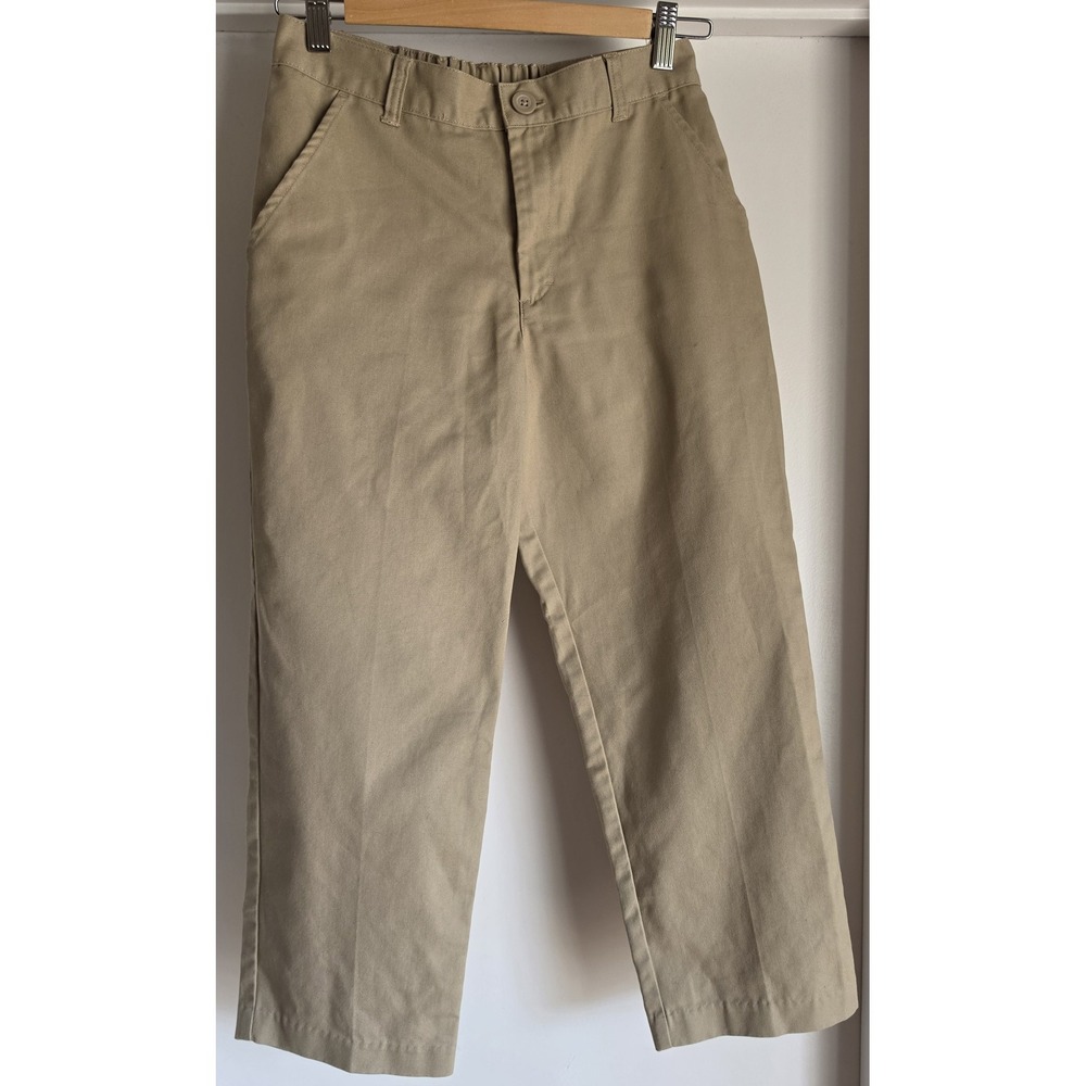 Real School Boys Pants Size 10H Tan Khakis Chino Trousers Slacks Casual